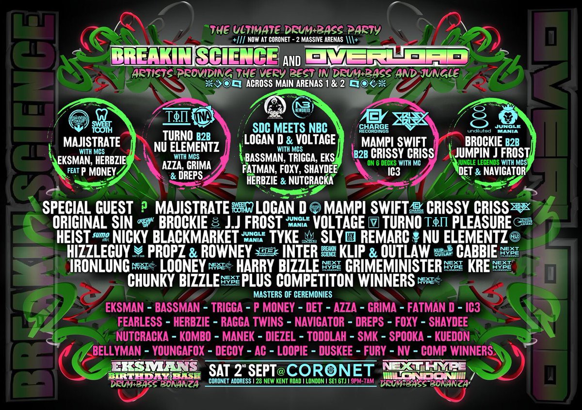 Looking forward to touching down <a href="/Eksman_mc/">Eksman_mc</a> birthday bash this Saturday a few 
Tickets are still available 

deftickets.co.uk/events/breakin