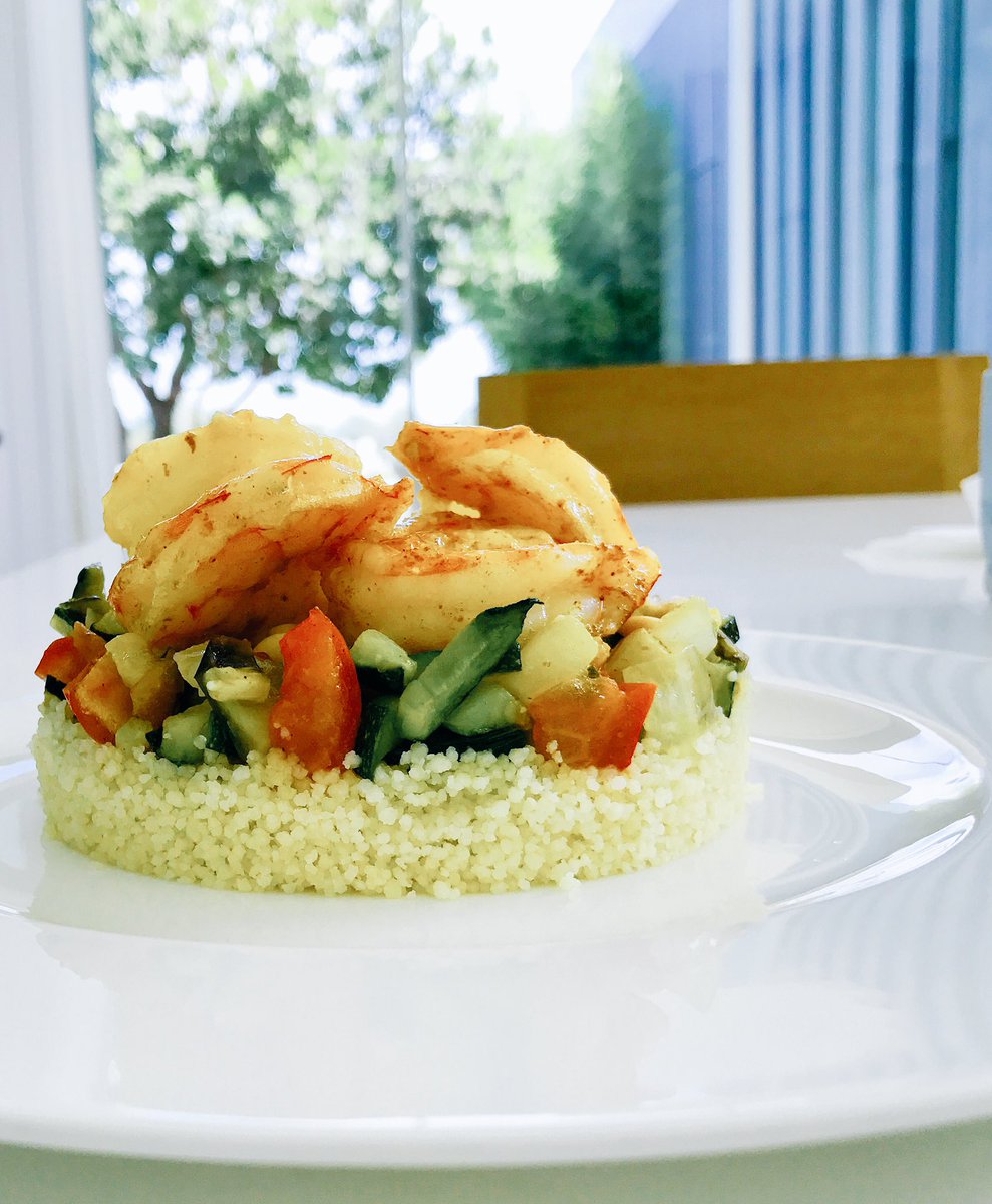 kitchen90210's tweet photo. If you want to feel better, ❤️ eat better 💥with a perfect #couscous salad #TuesdayMotivation 
#mediterraneandiet #kitchen90210 #chefslife # https://t.co/DtAenHIeBS