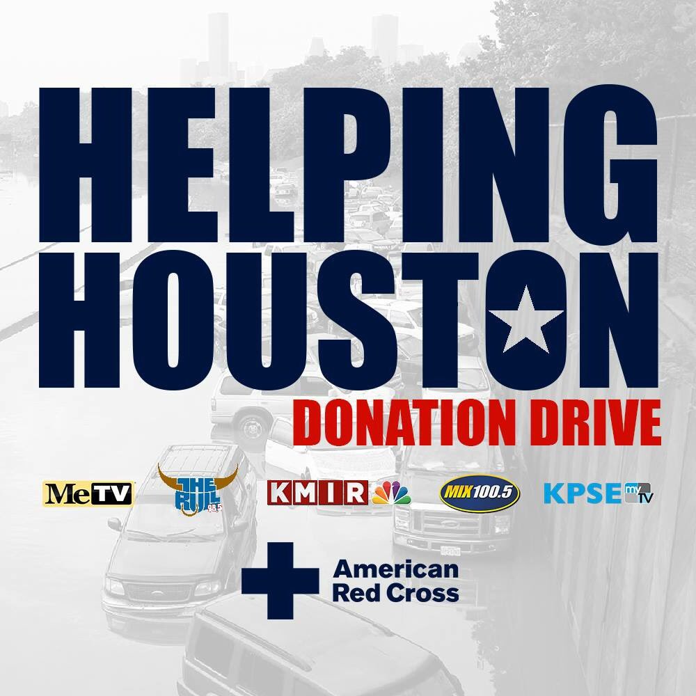 So proud of great people @KMIRNews raising money for #HarveyFlood 6a-6:30p Thu at KMIR studios. #HoustonStrong #HelpingHouston #RedCross
