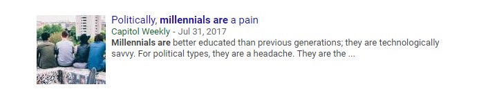 Millennials are ____ tweet media