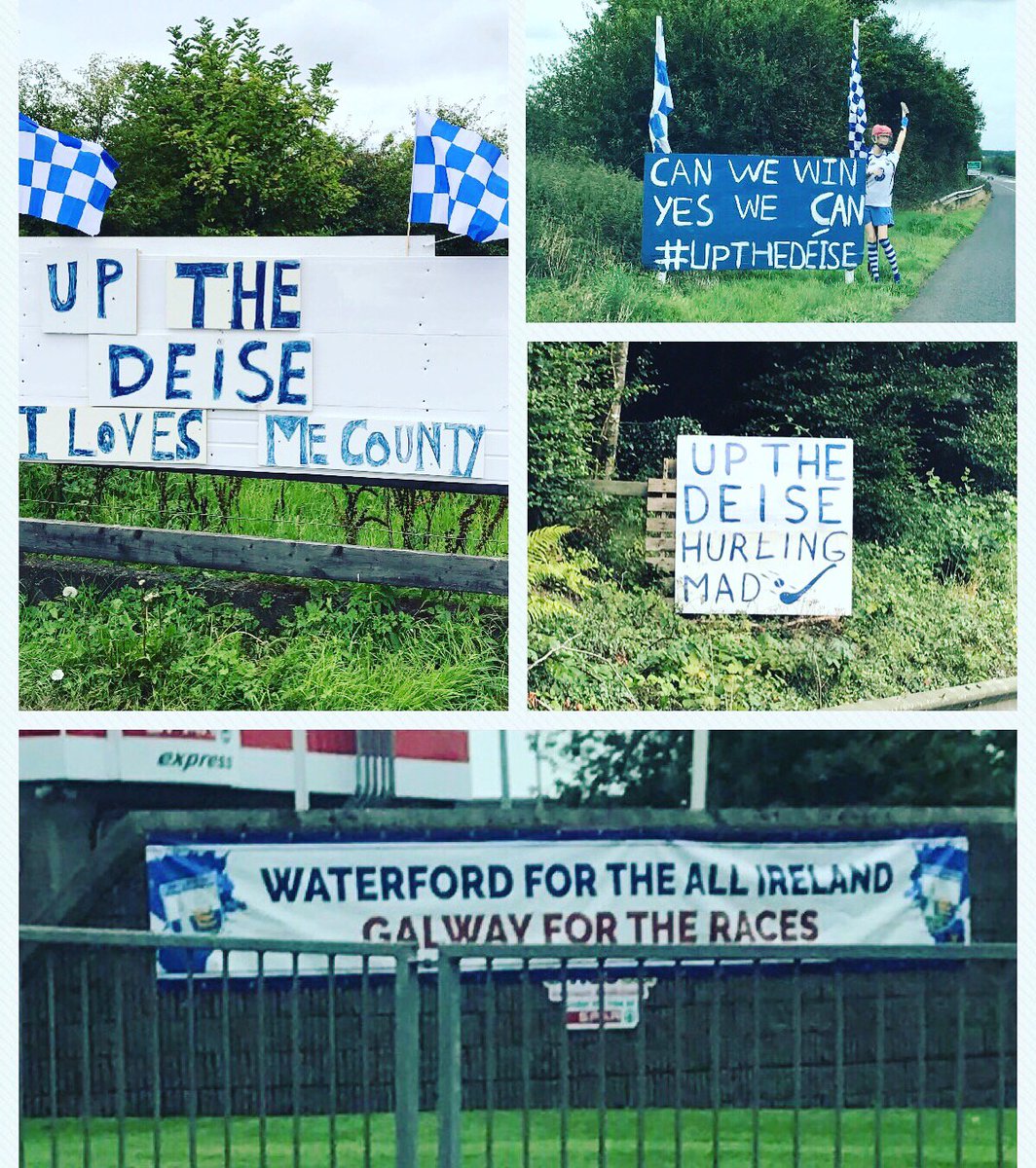 We're receiving reports of a serious outbreak of All-Ireland Final Fever down in Waterford #Hurling #GAA #Waterford #LovesMeCounty