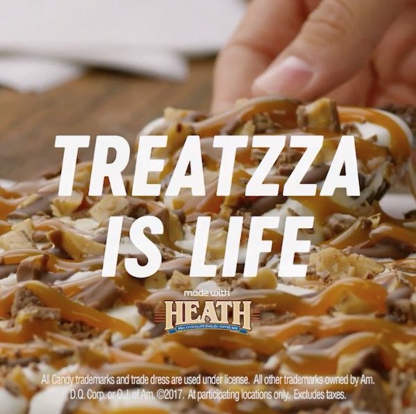 ColdwaterRdDQ's tweet photo. The DQ Treatzza Pizza pairs best with best friendship. Fudge crunch crust, DQ soft serve and candy topping! https://t.co/mO41EvuGM3