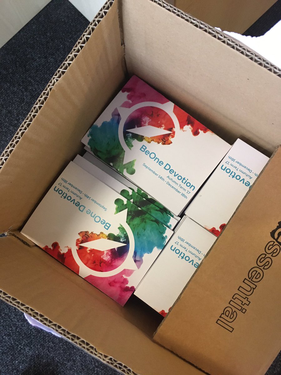 BeOneBCC's tweet photo. They're here - get your BeOne daily devotional now! Sep - Dec '17 https://t.co/KaEeoItAsr