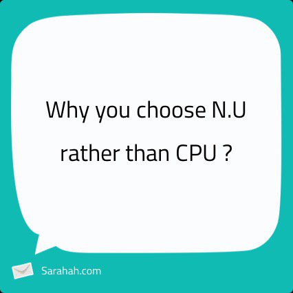 I love both schools but I felt I can get more opportunities here in manila. But still a centralian 💙💛😊