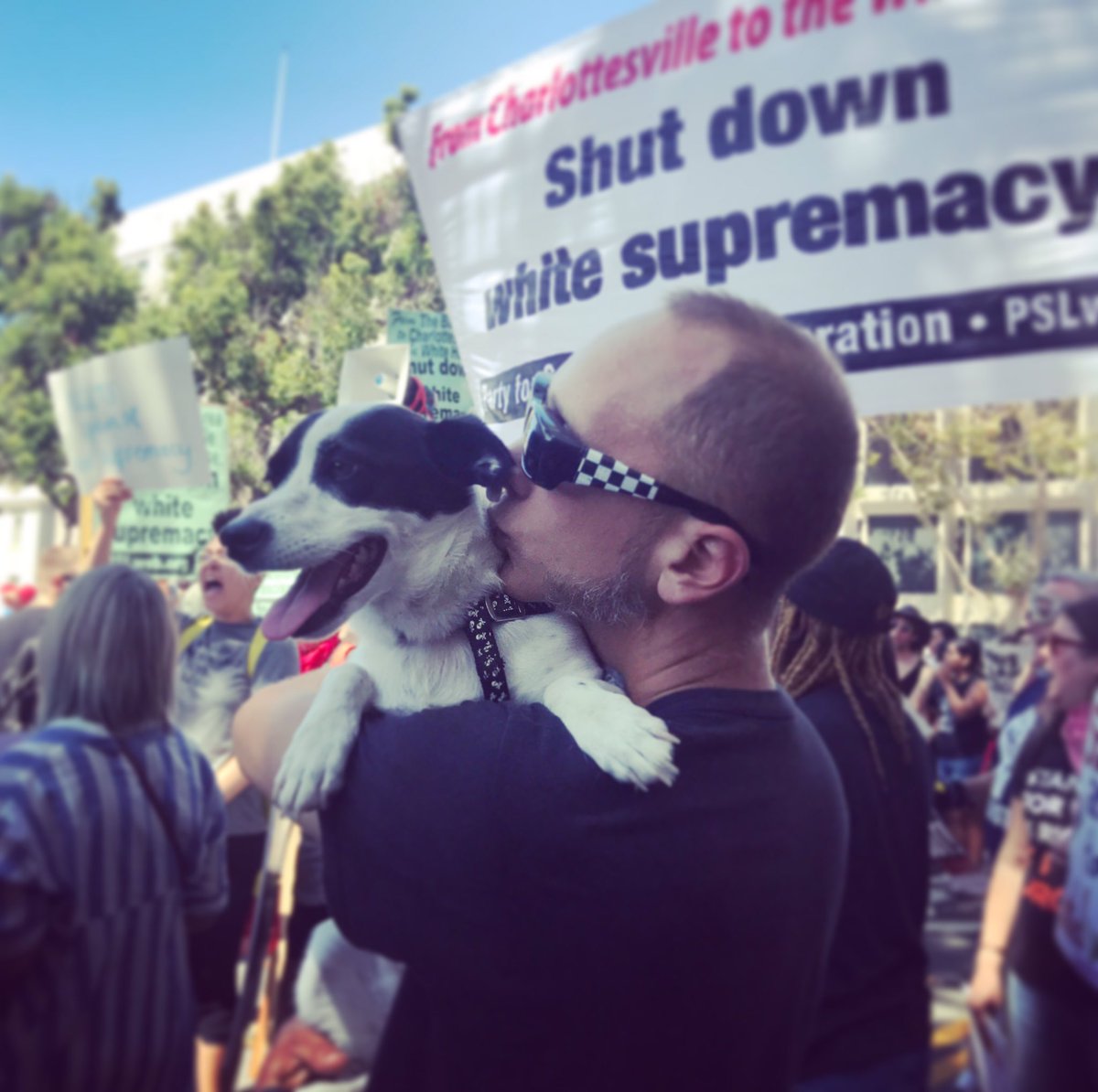 We animals know what's right. What's wrong with you humans? #lovenothate