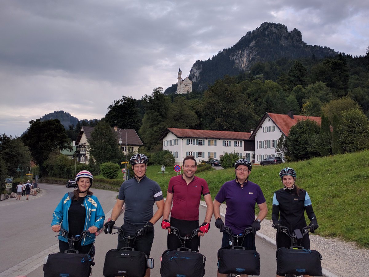 BromptonBicycle's tweet photo. Our design team took the Brompton Electric for a 310km distance trial this weekend from Brompton Junction Munich to @EUROBIKE_SHOW https://t.co/sVDiJmdLwe