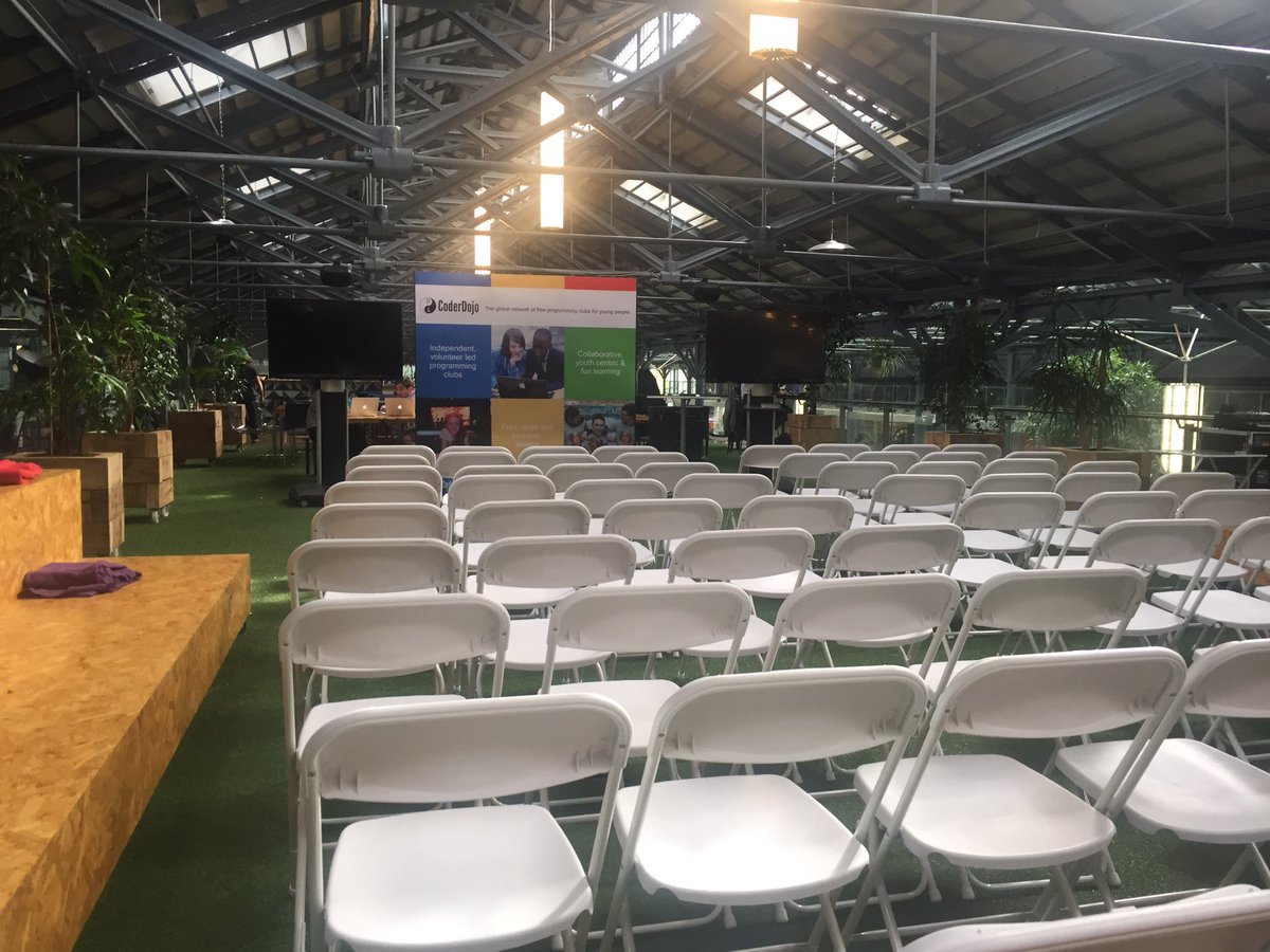 CoolestProjects's tweet image. All set for our coderdojo Erasmus + meetup and tech talks this evening @dogpatchlabs looking forward to welcoming you