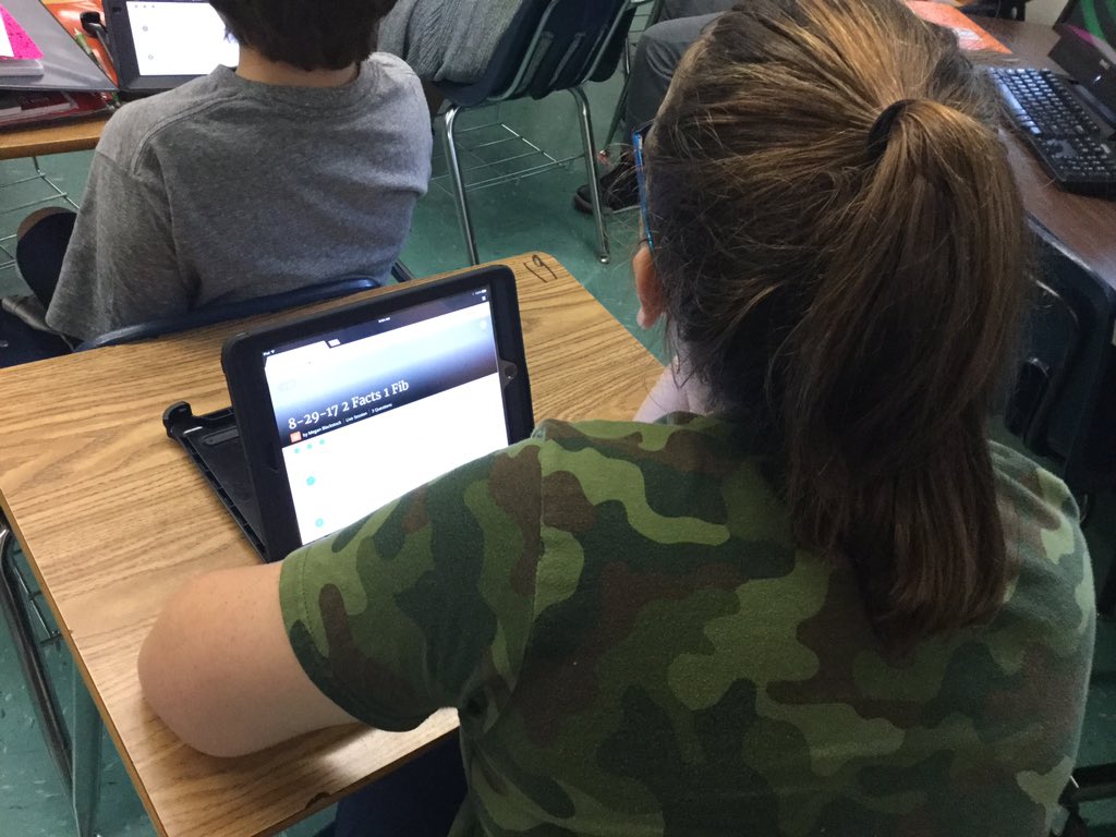 Goolsbydi's tweet photo. Checking for understanding using @goformative in Ms. Blackstock's 6th grade US History class. #ComprehensionChecks #WeAreLMS https://t.co/s6viVM25eV