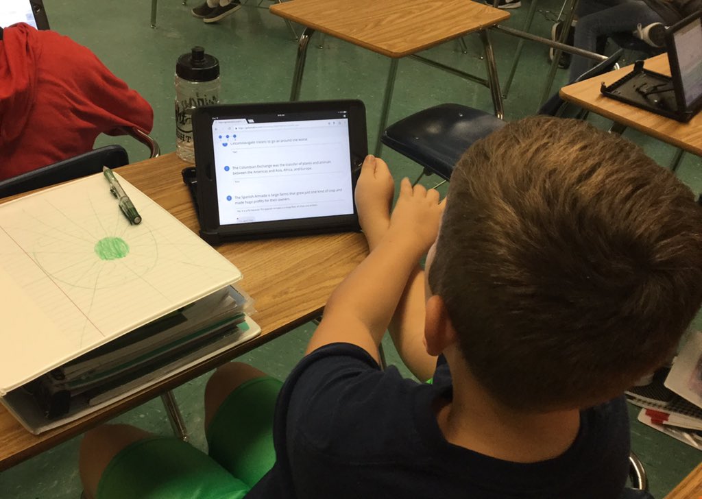 Goolsbydi's tweet photo. Checking for understanding using @goformative in Ms. Blackstock's 6th grade US History class. #ComprehensionChecks #WeAreLMS https://t.co/s6viVM25eV