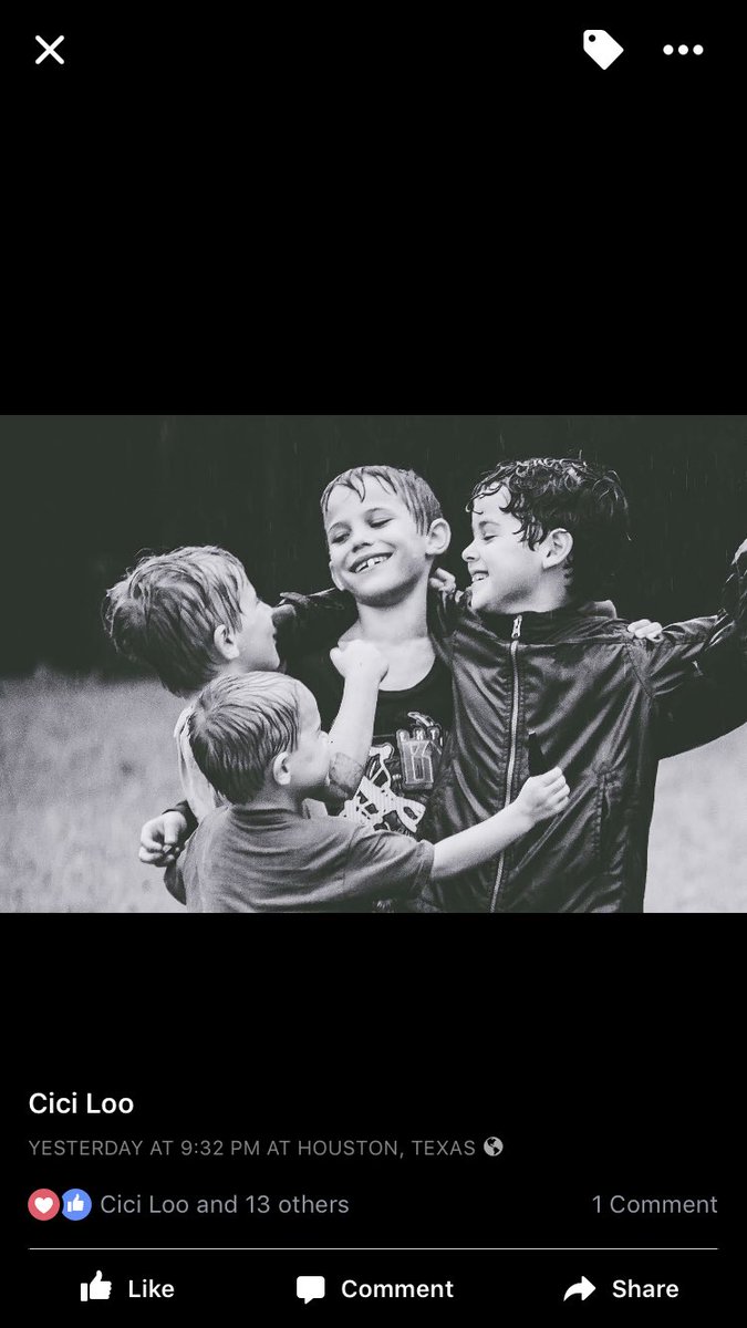 Lafleish's tweet photo. @nytimes have you seen these photos @clarice_salcido took of her children during #hurricaneharvey in #houston? #iconic #american #love https://t.co/HU2lFhxd05