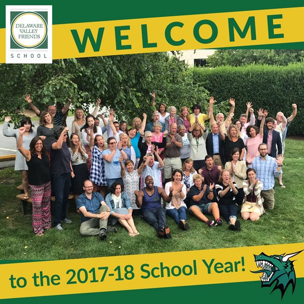 DVFSchool's tweet photo. It’s going to be an excellent school year, friends!  #DVFSchool #QuakerEd #welcomeback  #goDVdragons #weloveourfaculty #backtoschool2017 https://t.co/8aEjafjTx9
