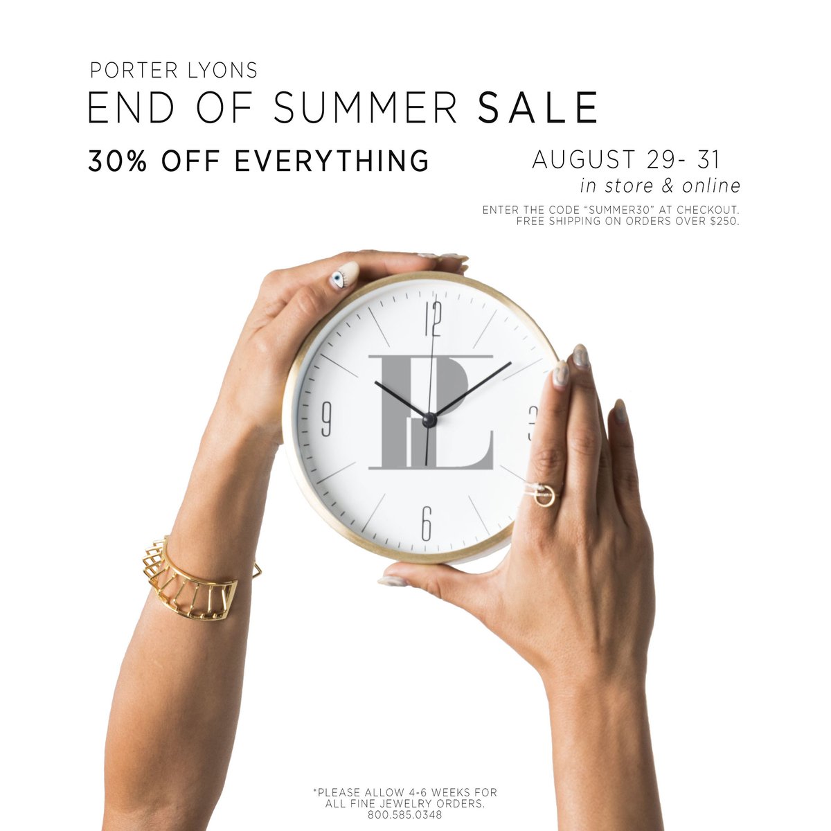 porterlyonsLLC's tweet photo. Summer Sale. Our entire website is 30% off! Enter Summer30 at checkout! Aug 29-31. https://t.co/9PK5nNaygu https://t.co/W6Ee9OoTMQ