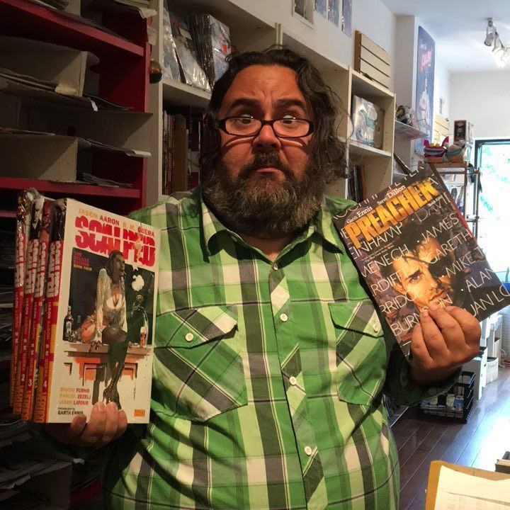 S_PhillyComics's tweet photo. Did you order these volumes of #Scalped or #Preacher?! Someone forgot to write a slip! 🙀Well we got em so come and… https://t.co/pb15DCUWMC https://t.co/bQO1OeCCDf