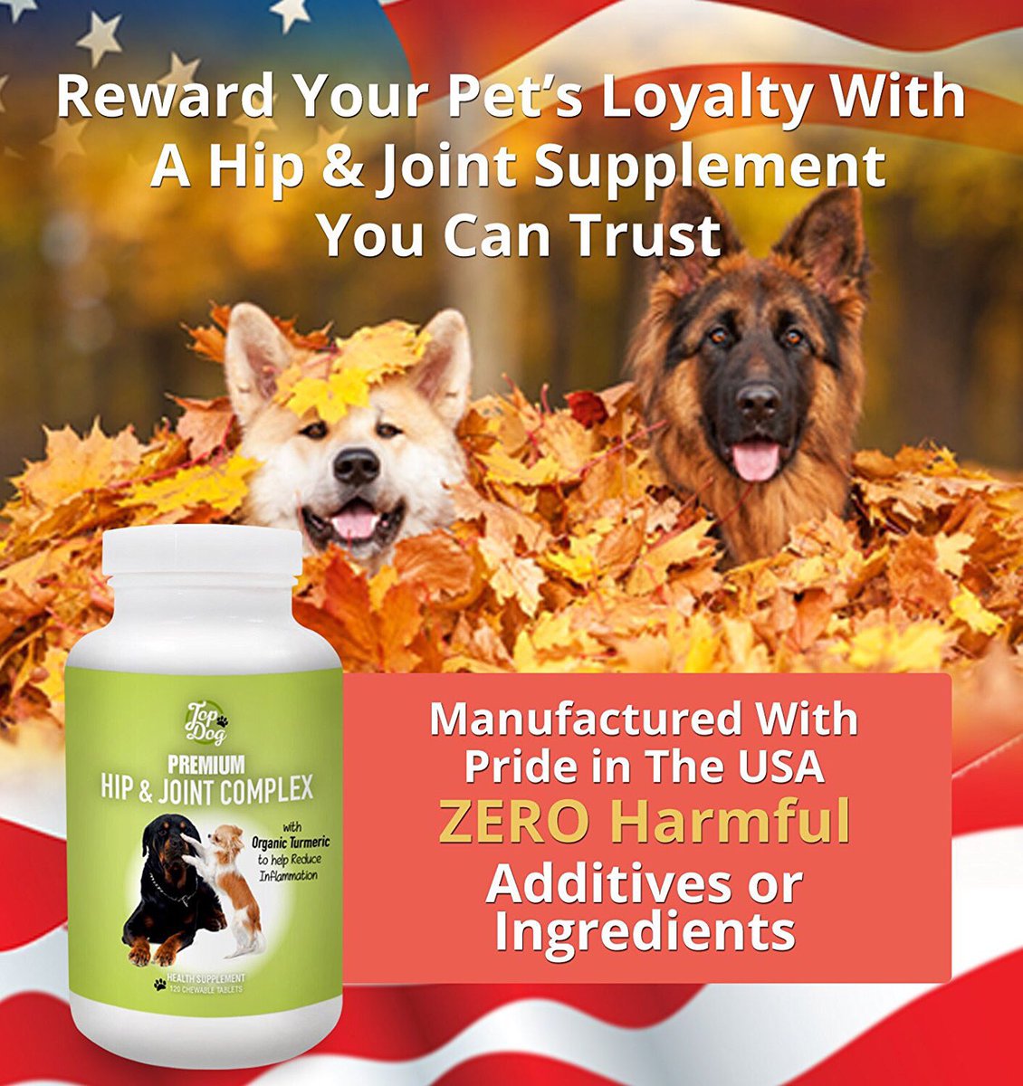 SymVitamin's tweet image. Top Dog Nutraceuticals, Top Dog Hip and Joint, MSM - 120 Chewable Tablets  pickvitamin.com/top-dog-nutrac…
