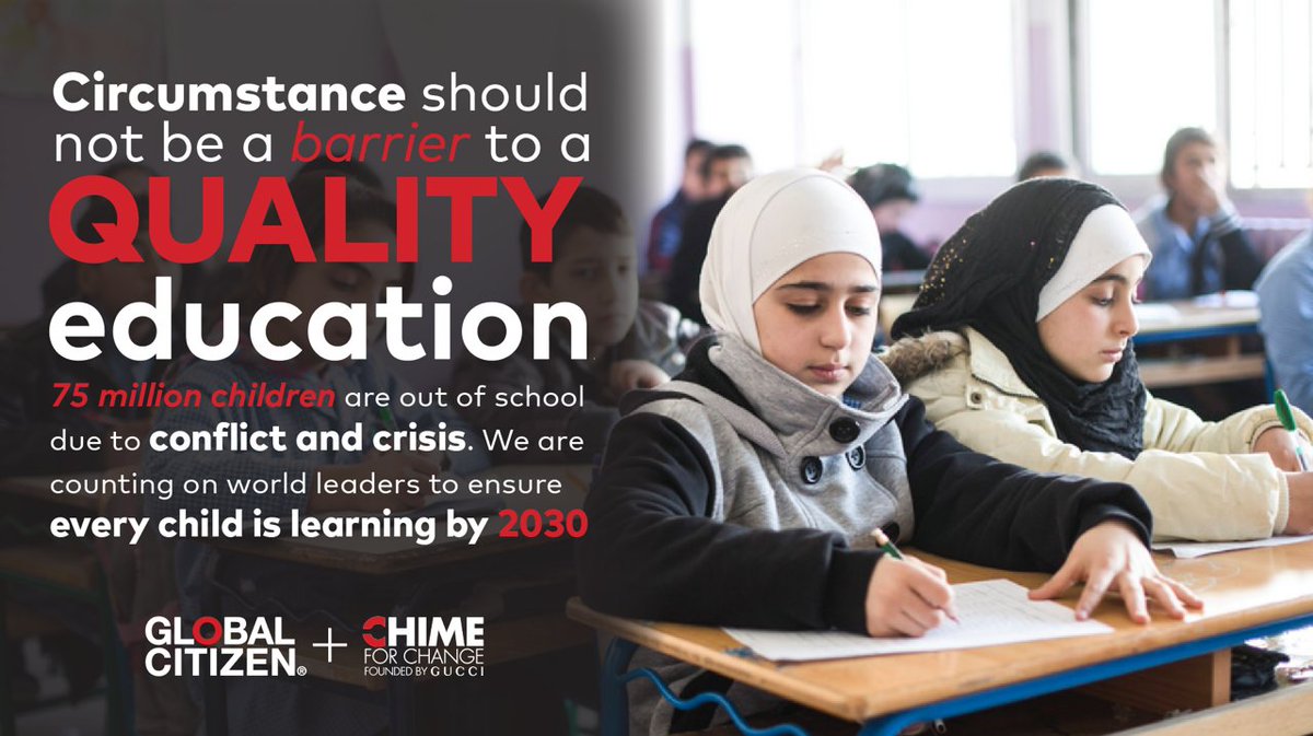 salmahayek's tweet photo. #EducationCannotWait. @HHShkMohd we hope that the UAE gov will pledge to fill the funding gap &amp; help millions of children get back to school https://t.co/ciF3ID53w4