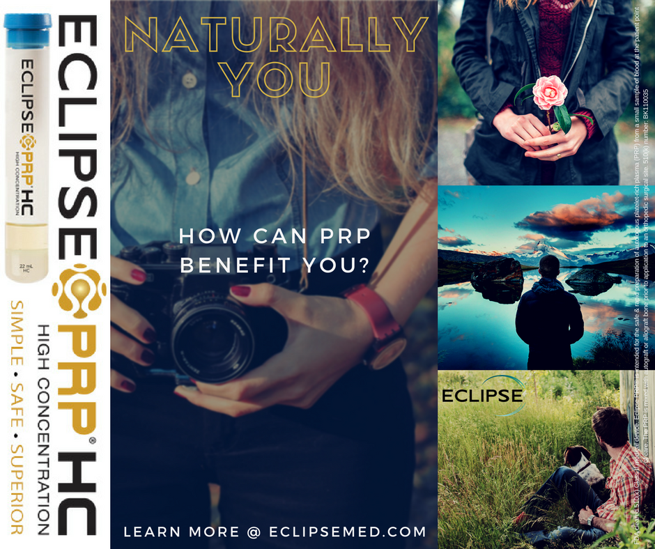 EclipseMed's tweet photo. For natural results that patients #love, choose #EclipsePRP. Discover the natural power of Eclipse PRP. https://t.co/kkObBP8ddq