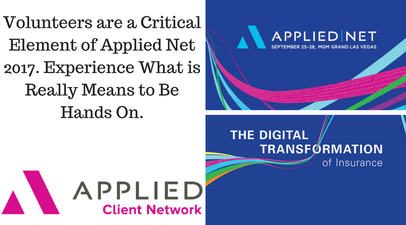 AppClientNetwrk's tweet photo. Want to volunteer at Applied Net 2017? Several opportunities are available for members and attendees. Sign up today. https://t.co/e66aMFQYaK https://t.co/fsH10O8f5C