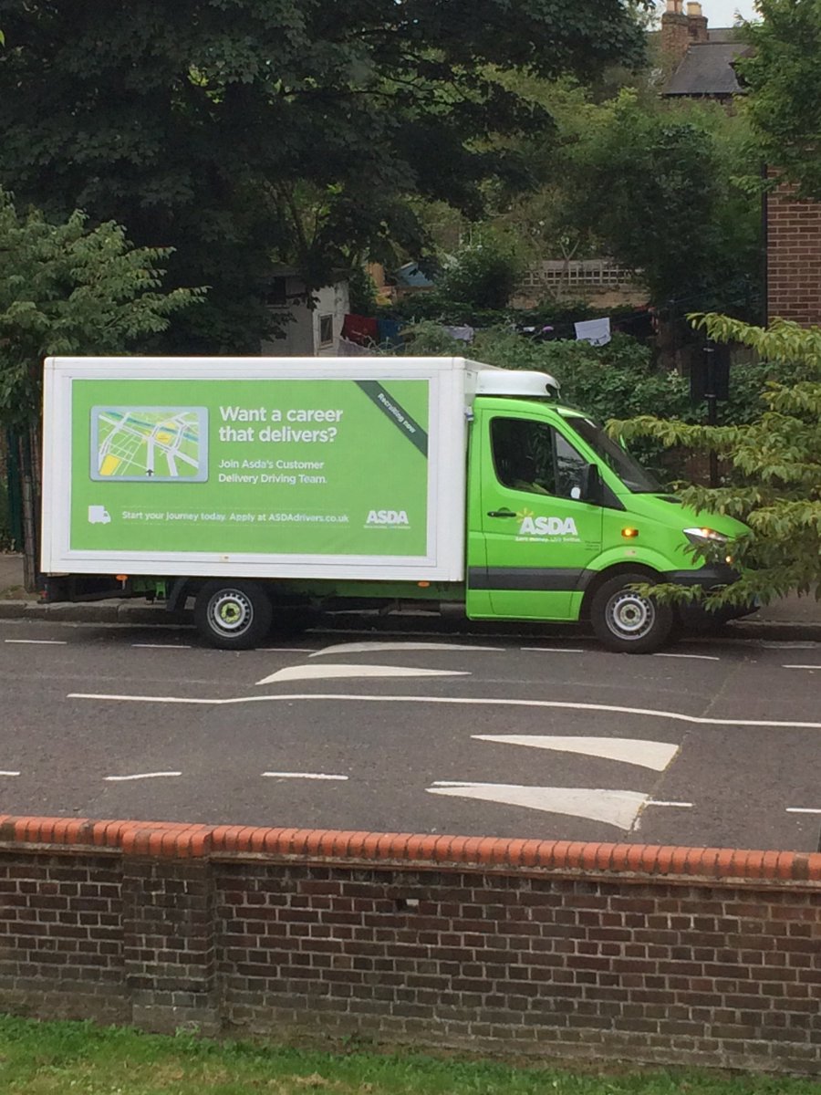 iamtorimayo's tweet photo. @asda Delivery driver parked outside my place in Hackney for hour or more. Asleep in his van engine running! Hardly a career that delivers https://t.co/Ob5m4RTK9O