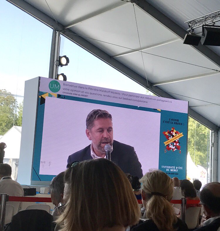 NathOllier's tweet photo. #EricLeandri @Qwant_FR : pr ns protéger on fait du #whiteHacking. On se fait hacker par 3000 hackers pr trouver failles #uemedef17 https://t.co/BFdrjWC7wu