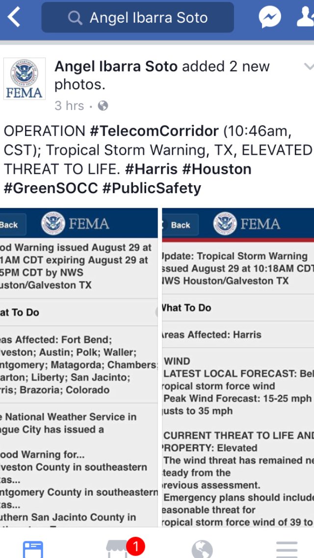 GreenSOCC's tweet photo. OPERATION #TelecomCorridor ELEVATED THREAT TO LIFE. #HOUSTON #FEMA #TEXAS #HARVEY  #SolvedOnCurrentContact #AI #CRM #PublicSafety #GreenSOCC https://t.co/vsUU8aYWoZ