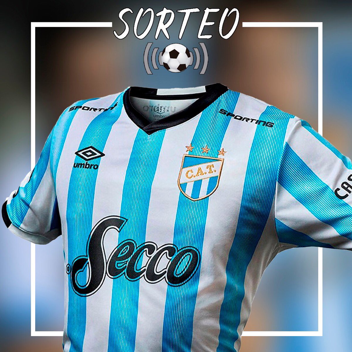 MarcaEnZona's tweet photo. Querés ganarte la nueva camiseta @UmbroArgentina de @ATOficial? 
☑️Hace RT
☑️Seguí a @MarcaEnZona y @UmbroArgentina 
https://t.co/kEDn7M6qeY https://t.co/u7z7Ey56jb