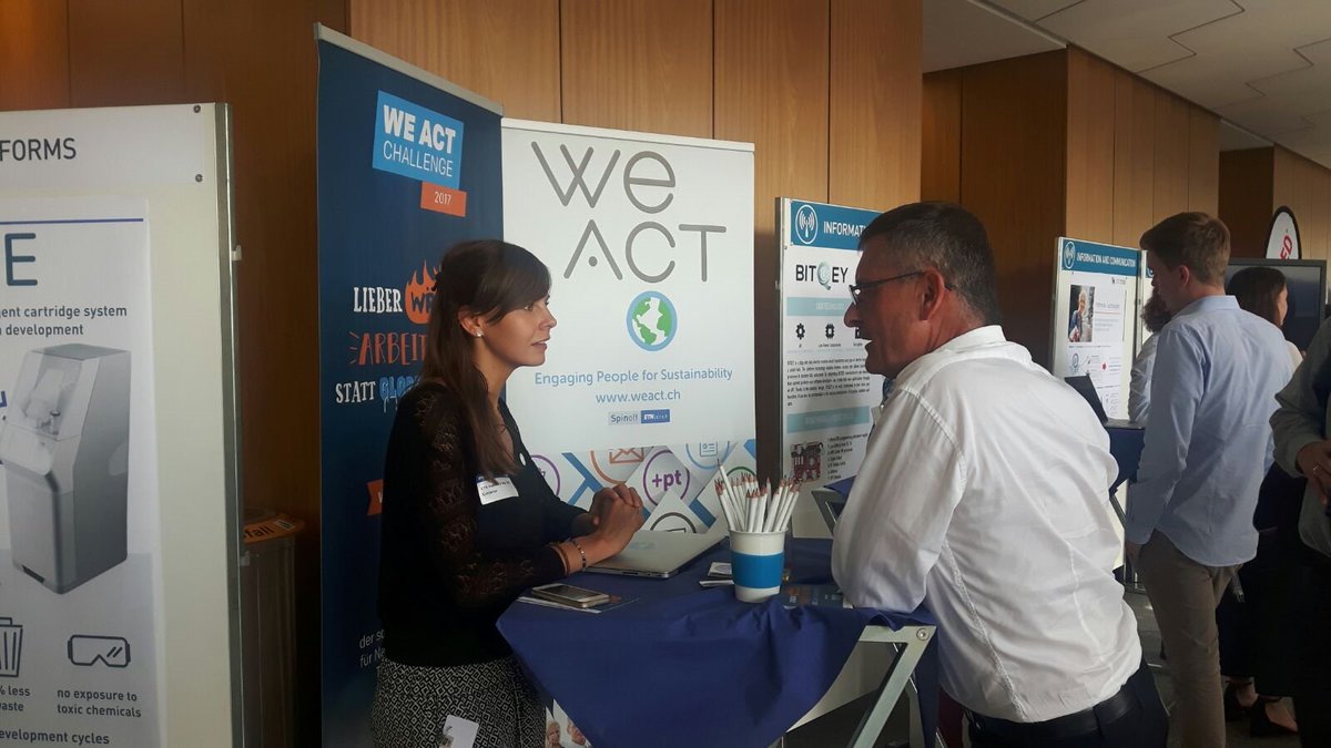 WeActChallenge's tweet photo. WeAct @industryday having some interesting conversations &amp; exchanges about #EmployeeEngagement and #Sustainability https://t.co/goo5JrJBz9