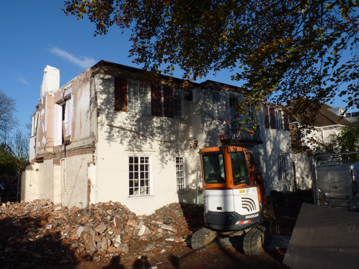 eclipseconstruc's tweet photo. and so it begins.... #demolition #construction #london #eclipseconstruction https://t.co/w2NlkmcGmE
