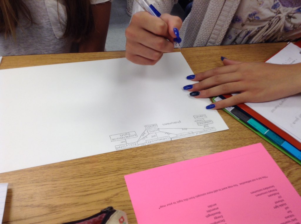 msdlp15's tweet photo. Learning how to concept map as we review ecology #APES #learningandthebrainconference #golgcats https://t.co/AEUyx2g7RD