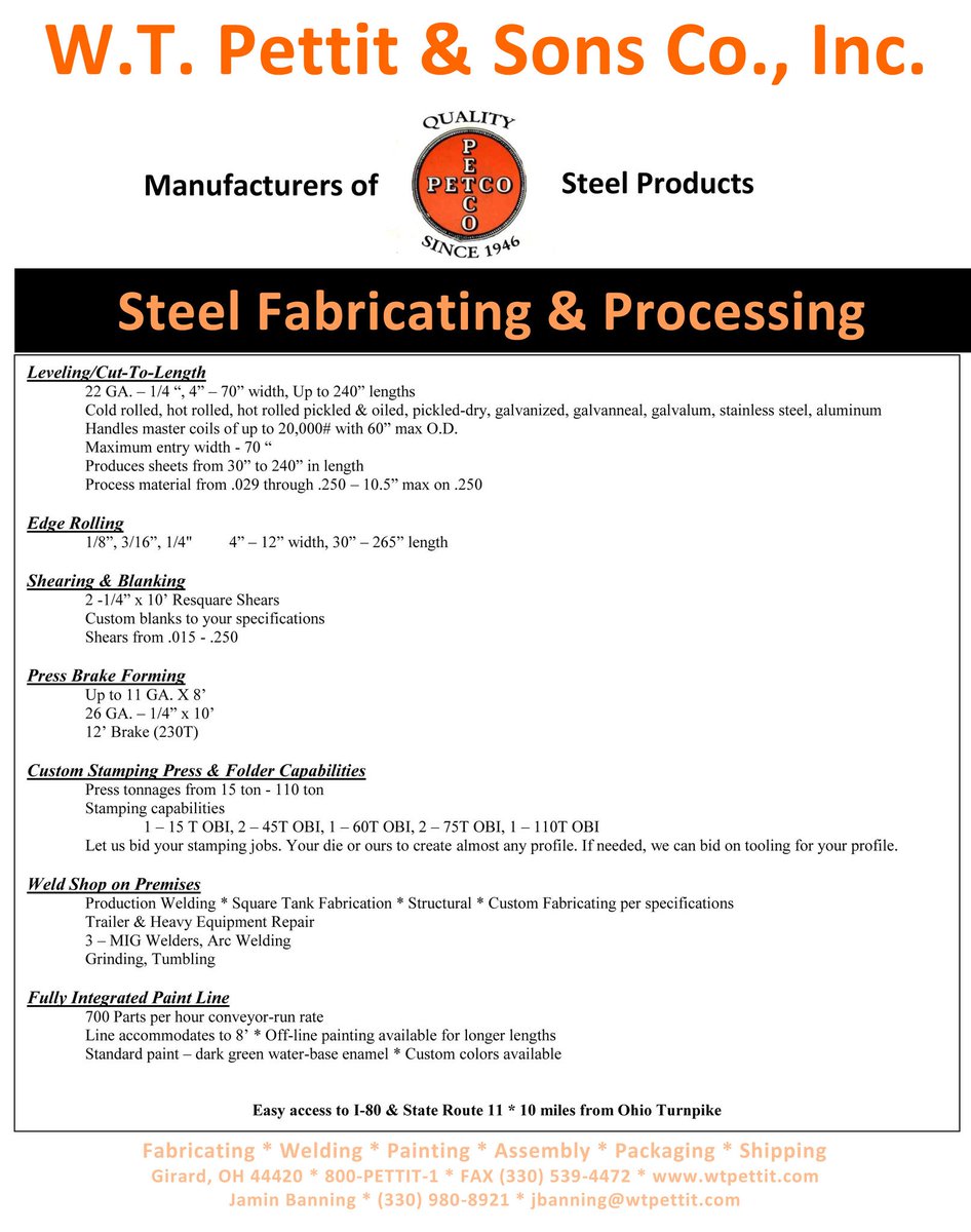 WTPettitSteel's tweet photo. "Men admire the man who can organize their wishes &amp; thoughts in stone &amp; wood &amp; steel &amp; brass." - Ralph Waldo Emerson
#PettitProcess #Steel https://t.co/iGZ9SWop20