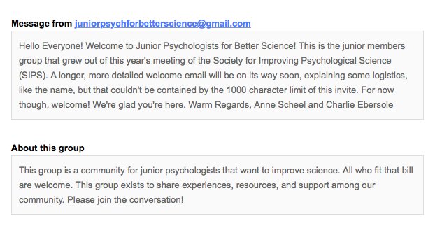 annemscheel's tweet photo. It's finally here: @CharlieEbersole &amp; I are very happy to introduce Junior Psychologists for Better Science!
https://t.co/OqBBBSISu2 https://t.co/0oV3q6XxRC