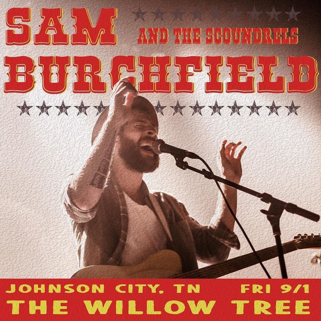 SamBurchfield's tweet photo. Johnson City ain't just a lyric in Wagon Wheel. See you soon!

#samburchfield #samburchfieldandthescoundrels #wagonwheel #thewillowtreejc https://t.co/hnUFb5szpi