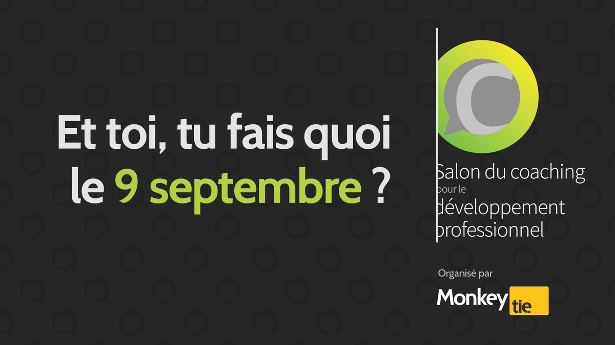 JeremyLamri's tweet photo. #Illeurmanqueunecase Salon du Coaching pour le Développement Professionnel : le programme https://t.co/VdQGhdE2Wt https://t.co/Axsgdue6N6
