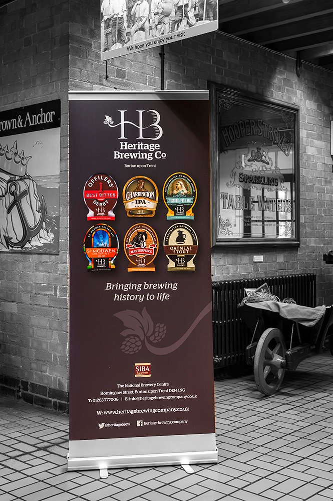 Anyone can make pull up display banners, but not everyone can do them well.
Talk to us about your display graphics.
designwall.co.uk/project/herita…