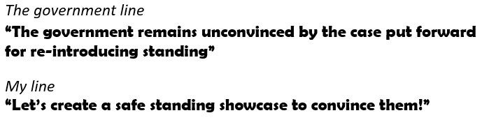 SafeStandingRS's tweet image. Time to convince the government THEY ARE WRONG!

Join 600+ fellow fans &amp;amp; create a showcase that proves it.
tifosy.com/safestanding