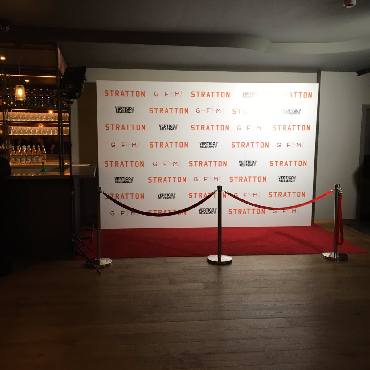 StrattonFilm's tweet photo. Getting ready here at @vuecinemas West End for the UK premiere of #Stratton. Stay tuned for all updates... https://t.co/sHwQa6S7Gn