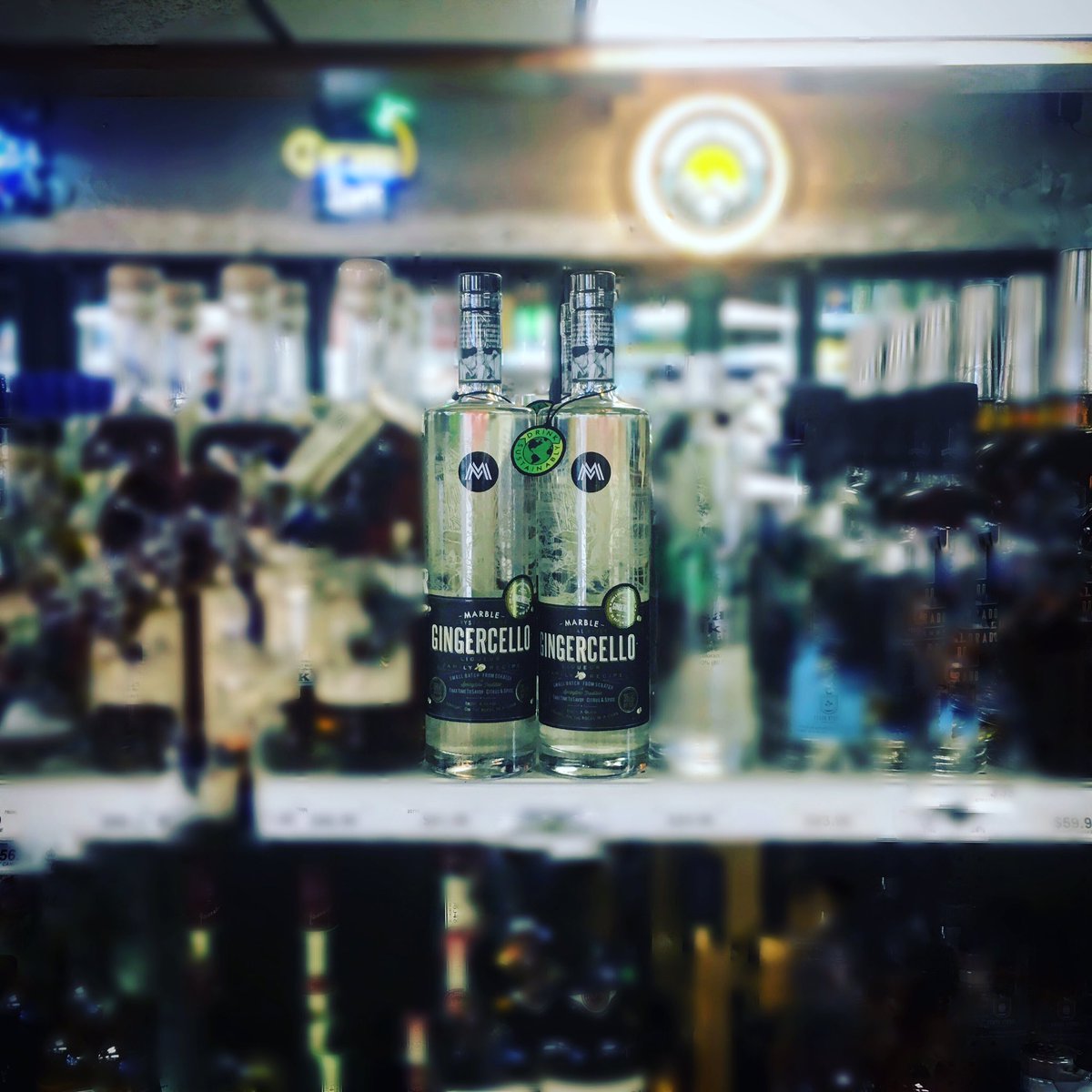 ZappeAnika's tweet photo. #gingercello by @MarbleDistillin  stands out. You can find it @denverliquorbarn #drinksustainably #craftspirits #liquidchange #gingerliquor https://t.co/ihlw6n5ma4