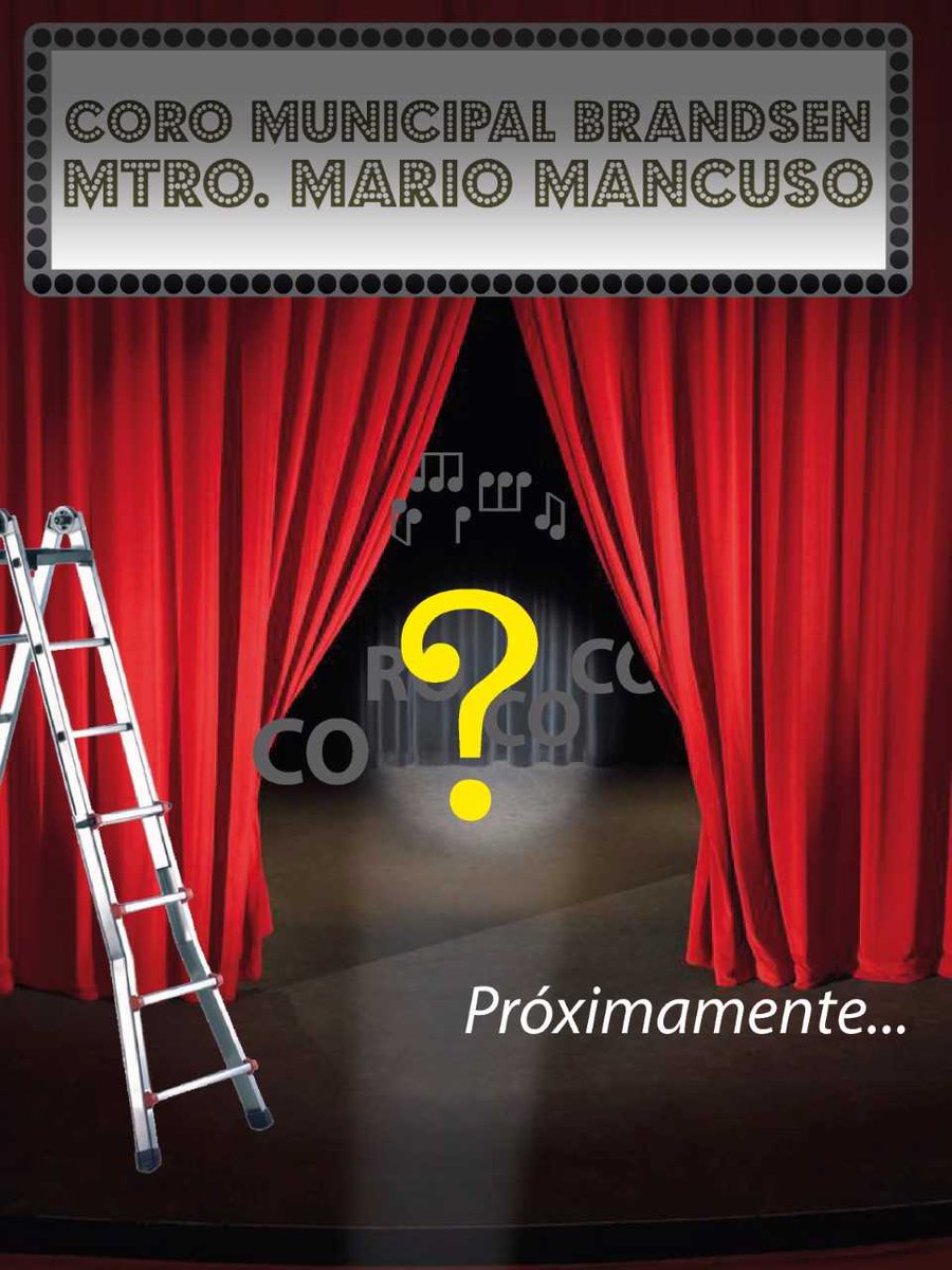 brandsengob's tweet photo. PRÓXIMAMENTE UNA SORPRESA DE PARTE DEL CORO MUNICIPAL BRANDSEN "MTRO MARIO MANCUSO" https://t.co/gP5I42rBMZ