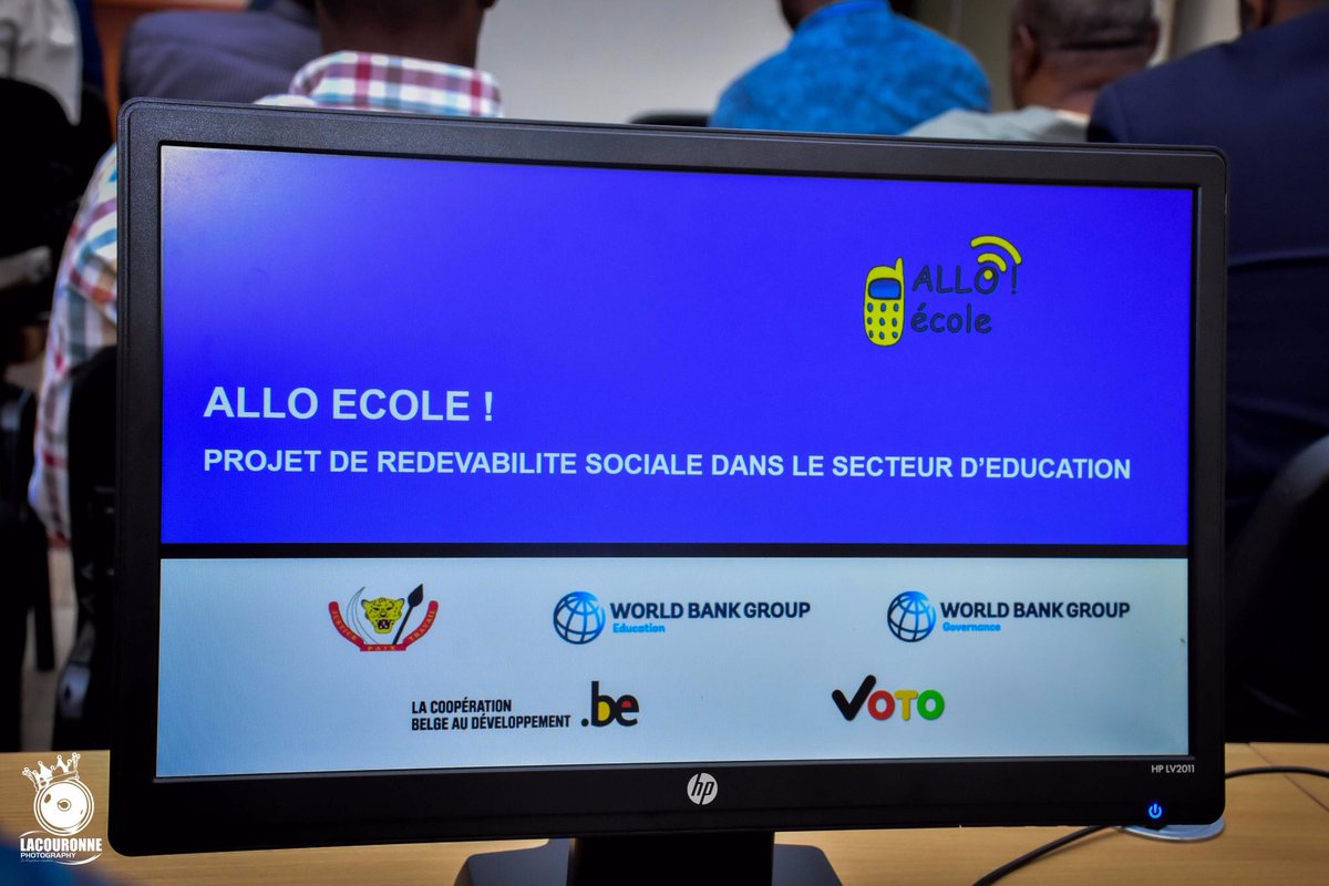 asblnzolani's tweet photo. Lancement de la 2eme phase du projet #AlloEcole avec le @MinEPS_INC pour la rédevabilité dans la gestion des écoles #ODD4 @Banquemondiale https://t.co/5ZvEe8o5PZ