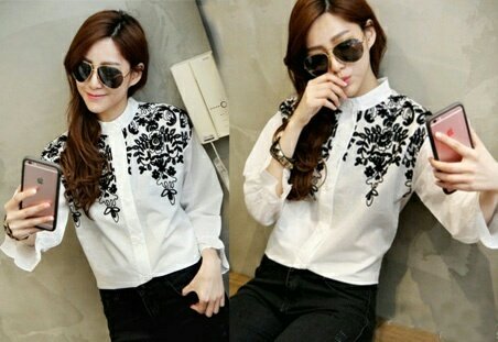 devLinshop's tweet image. Hem kemeja wanita Lotus A10764 bahan twistcone, fit to XL, LD100 panjang 60cm, depan kancing full, lengan panjang 52rb #hem #kemejamurah