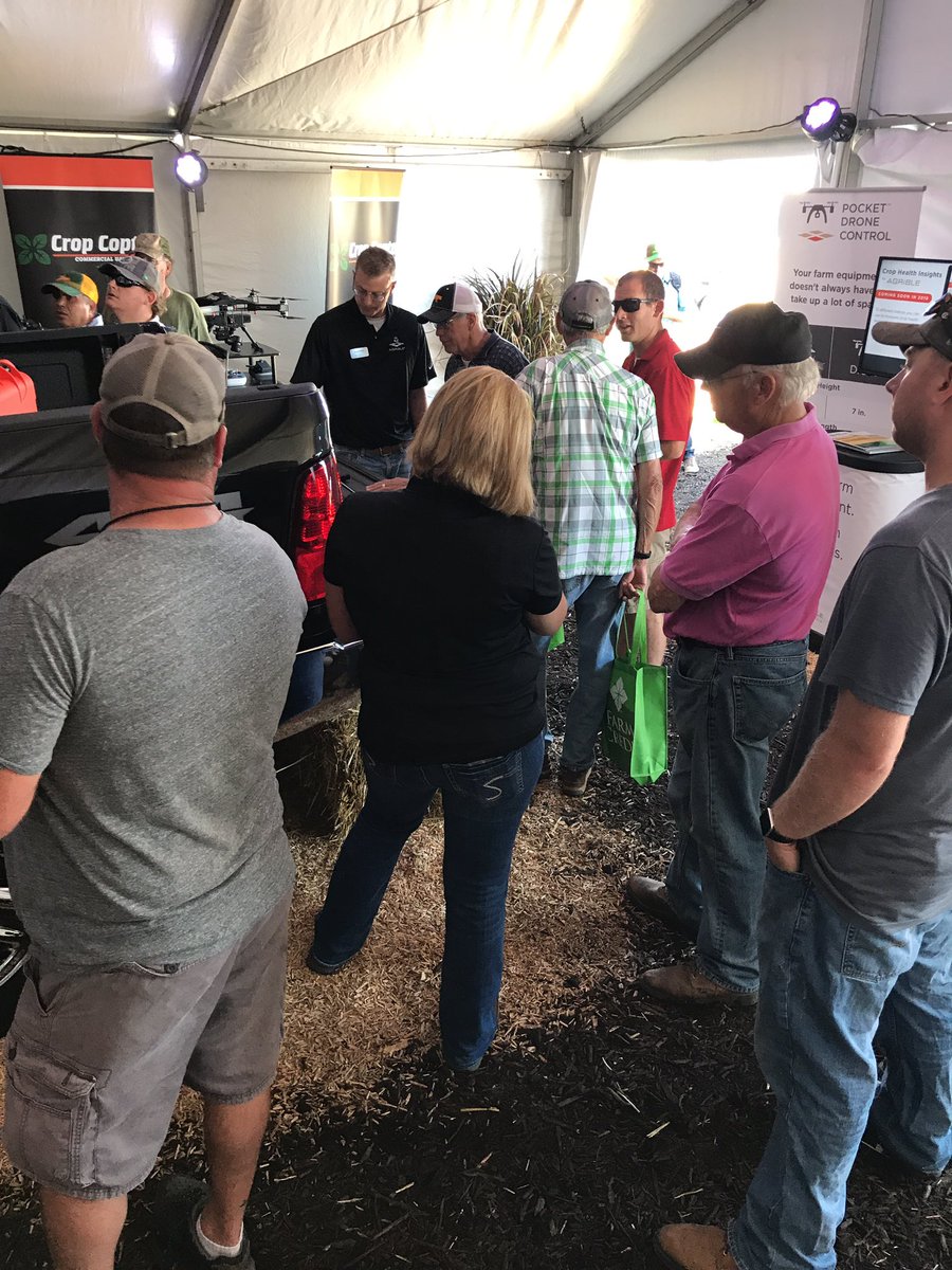 CropCopter's tweet photo. Interested in learning more about the software side of things? Come check out #pocketdronecontrol demos by @AgribleInc ✔️ https://t.co/fI0KD5gYgN