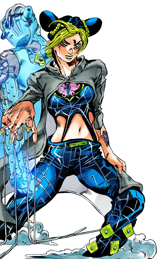 Jolyne Kujo from JoJo's Bizzare Adventure voiced by @rinachan.