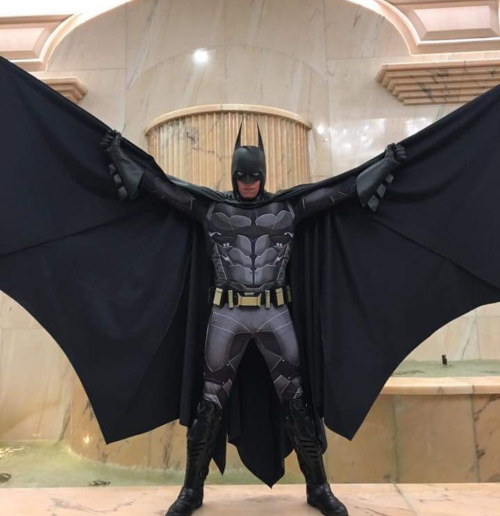 WishmasterCapes's tweet photo. #Batman needed a new #cape. So we made him one. #DC #cosplay #costume #creative #comics #sewing #imagination #style #classic #Gotham #DarkK… https://t.co/Nq1s4AaujI