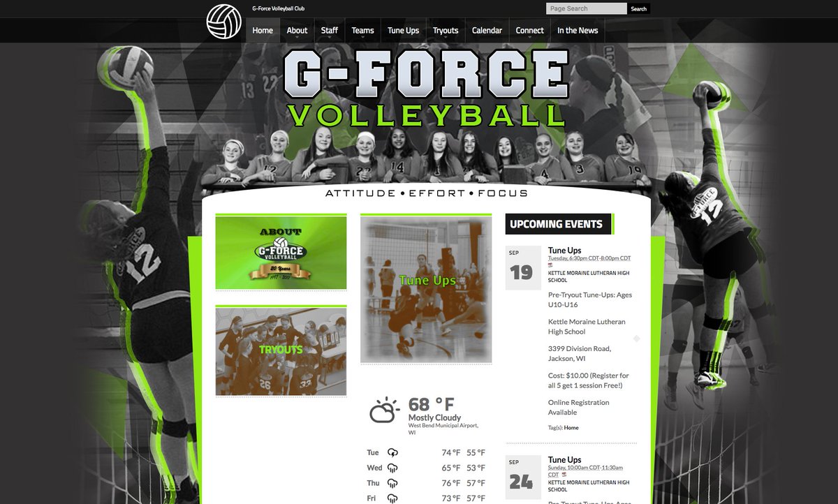 Welcome to <a href="/SportsEngine/">SportsEngine Play</a>, G-Force Volleyball!