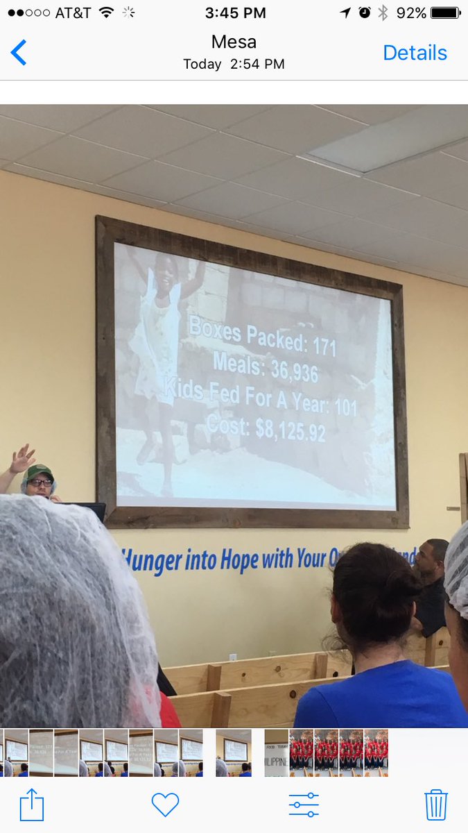 CushWakeAZ's tweet photo. Phoenix WIN packed 171 boxes at @fmsc_org which is 36,936 meals and will feed 101 kids for a year! #CWWIN https://t.co/4UfjXQlQJi