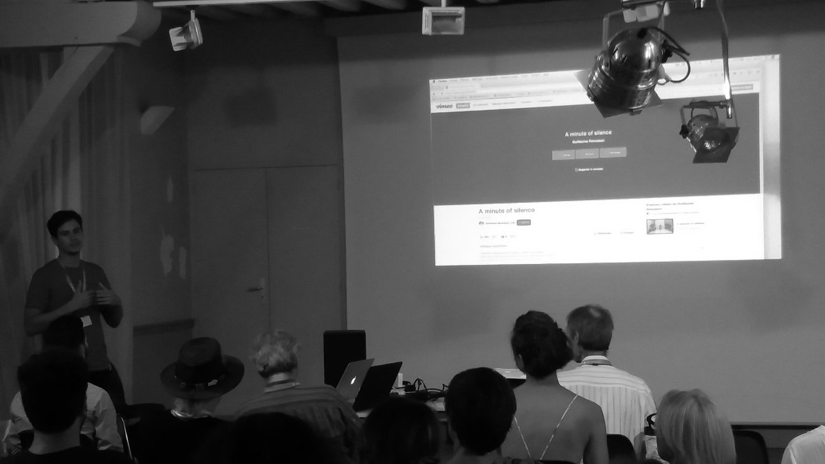 ElisabethTuron's tweet photo. #StoryCodeGO - Témoignage de @guillaumusson, réalisateur sur son 1er court métrage : "a minute of silence" tourné sur un mobile https://t.co/DwkieSf3Rf
