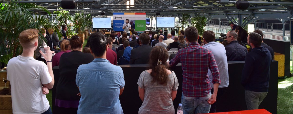 CoderDojo's tweet image. Awesome to have so many people involved and interested in getting involved in CoderDojo and @coolestprojects here #CoderDojoEPlus #Dublin