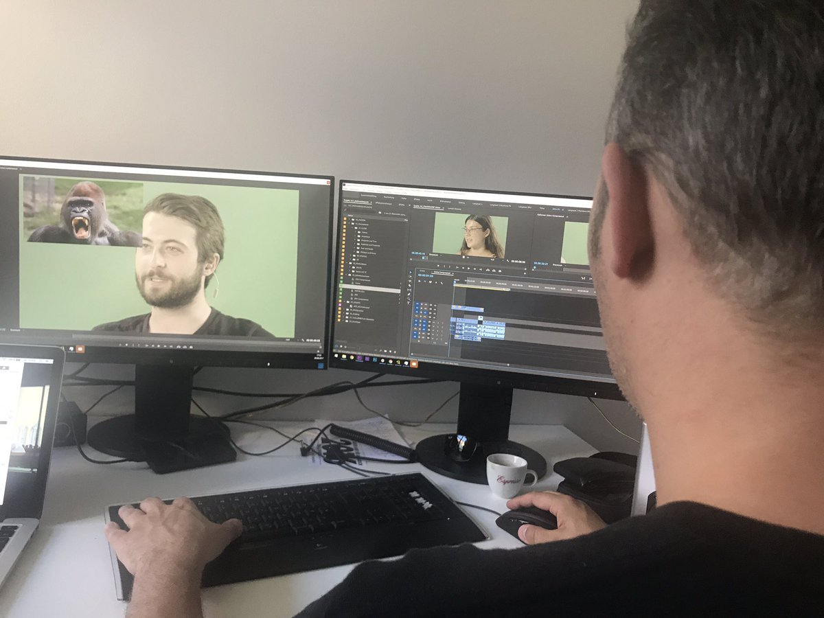 Das kleine Webvideo-1x1: Nach dem Dreh folgt der Schnitt ☝🏼🤓 - diesmal mit <a href="/WasmitFabian/">Was mit Fabian</a> als Gast bei <a href="/Deutschland3000/">Deutschland3000</a>. 👨🏽 (Symbolbild)