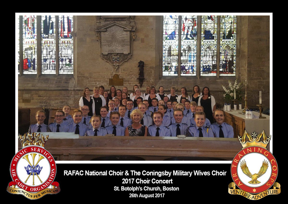 Great picture from Saturday evening! @ACONatChoir <a href="/ComdtAC/">Commandant RAF Air Cadets</a> <a href="/ConingsbyMWC/">ConingsbyMWC</a> <a href="/aircadetsmusic/">RAF Air Cadets Music</a>