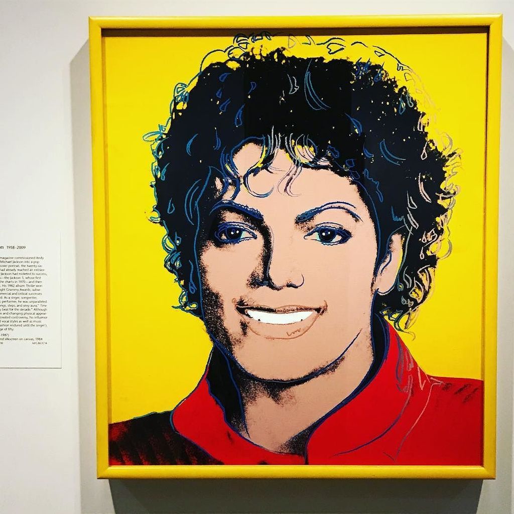 alexyra's tweet photo. "Michael Jackson" by Warhol, 1984. Happy birthday #michaeljackson #washingtondc #andywarhol #nationalportraitgalle… https://t.co/GSFfijumI5 https://t.co/5r1lPzcJAf