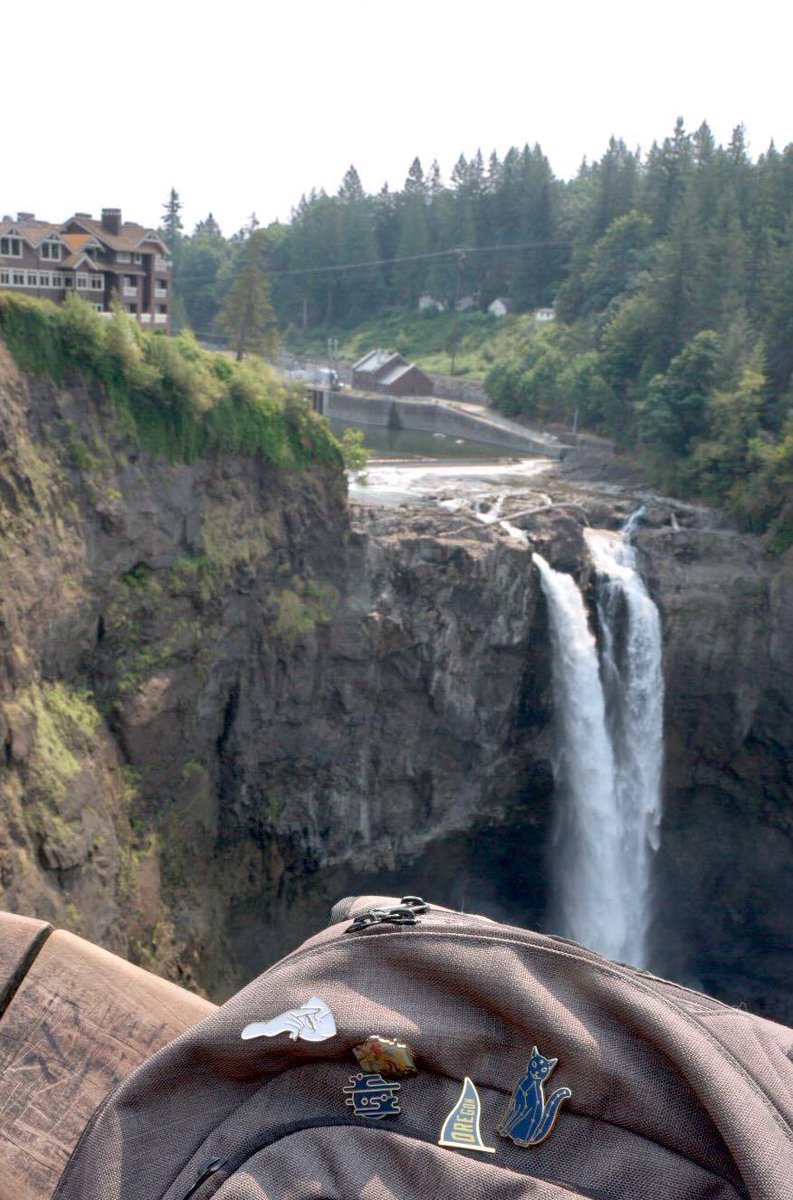 nateutesch's tweet photo. One of my #twinpeaks pins found itself @ sacred Twin Peaks shooting locations. Buy all 5 here: https://t.co/ridP6uw3Ul cc @ThatsOurWaldo https://t.co/FZF97vKpzl